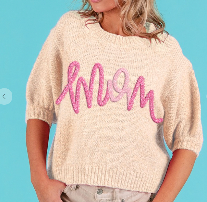 Mom Oatmeal Sweater