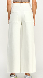 Marine White Straight Jeans