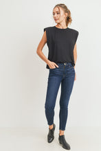 Load image into Gallery viewer, Basic Black Sleeveless Top
