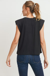 Basic Black Sleeveless Top