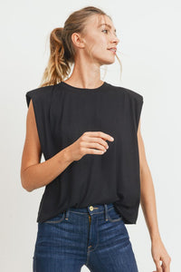 Basic Black Sleeveless Top