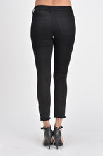Load image into Gallery viewer, Black Skinny Jean with Zipper Detail
