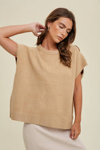 Load image into Gallery viewer, Tara Taupe Sweater Vest

