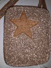 Load image into Gallery viewer, Rose Gold Star Beaded Purse
