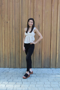 Ivory Polka Dot Top