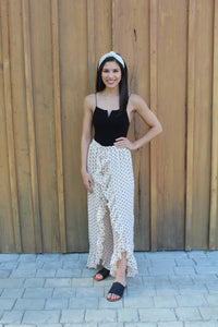 Ivory Polka Dot Pants