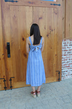 Load image into Gallery viewer, Blue Stripe Midi Dress
