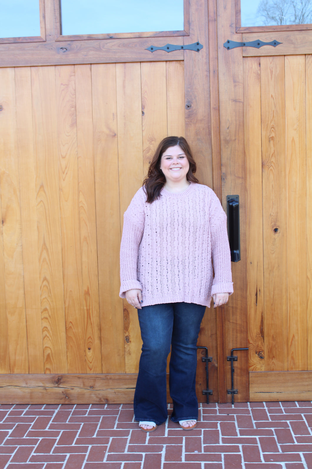 Mauve Sweater Curvy