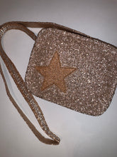 Load image into Gallery viewer, Rose Gold Star Beaded Purse
