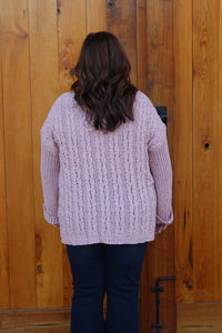 Mauve Sweater Curvy