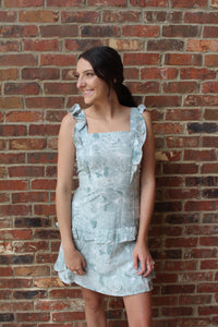 Mint Palm Dress