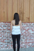 Load image into Gallery viewer, White Ruffle Tank
