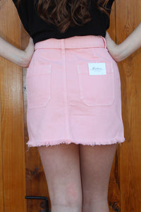 Peach Mini Skirt