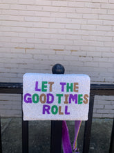 Load image into Gallery viewer, mardi gras collection beaded bags belt bag - let the good times roll
