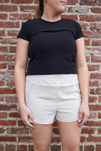 Load image into Gallery viewer, Elastic Waist Shorts- Coconut Milk
