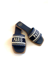 Load image into Gallery viewer, Paris Navy Sandals
