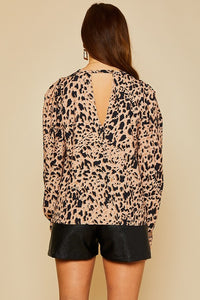 Leopard Print Blouse