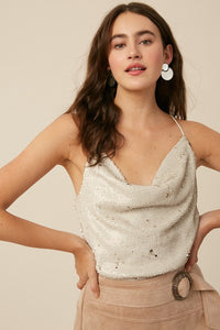 Pearl Sequin Tank